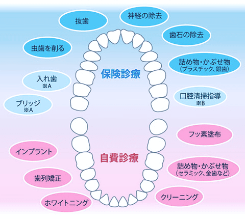 佐賀市の歯医者、佐賀ん歯科・こども歯科の料金表